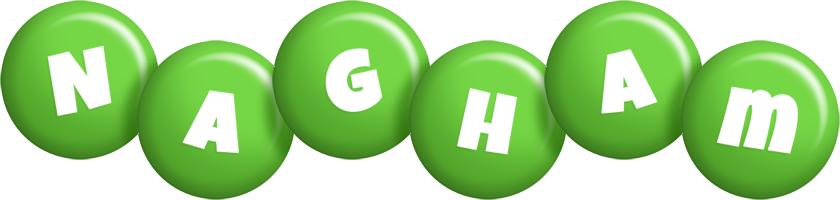 Nagham candy-green logo