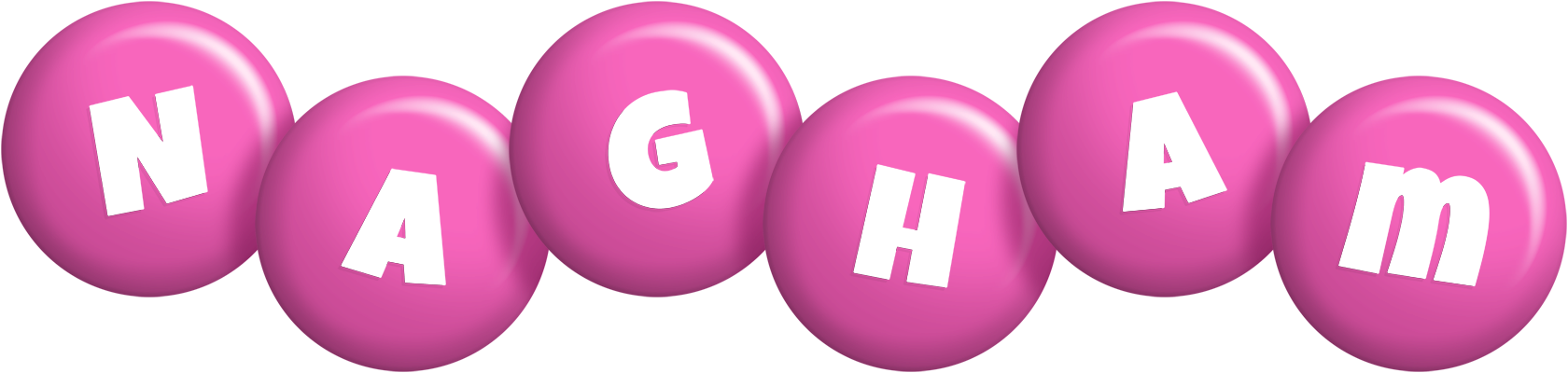 Nagham candy-pink logo