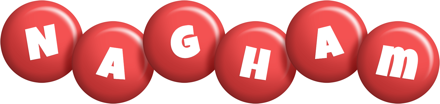 Nagham candy-red logo