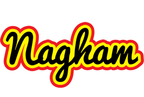 Nagham flaming logo