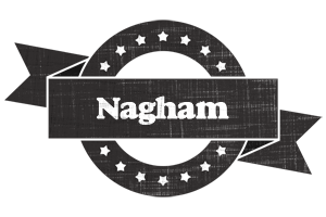 Nagham grunge logo