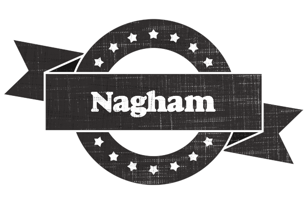 Nagham grunge logo