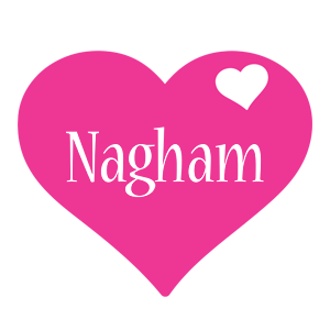 Nagham love-heart logo