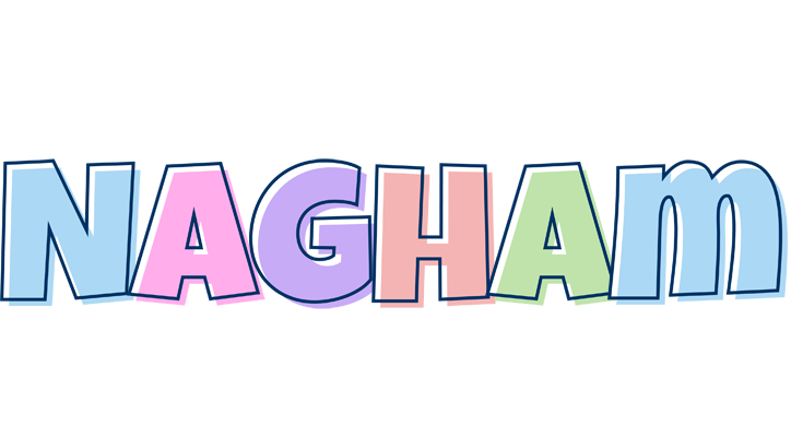 Nagham pastel logo