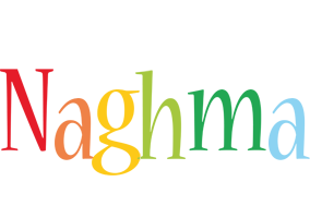 Naghma birthday logo