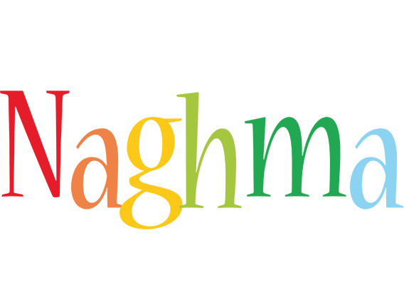 Naghma birthday logo