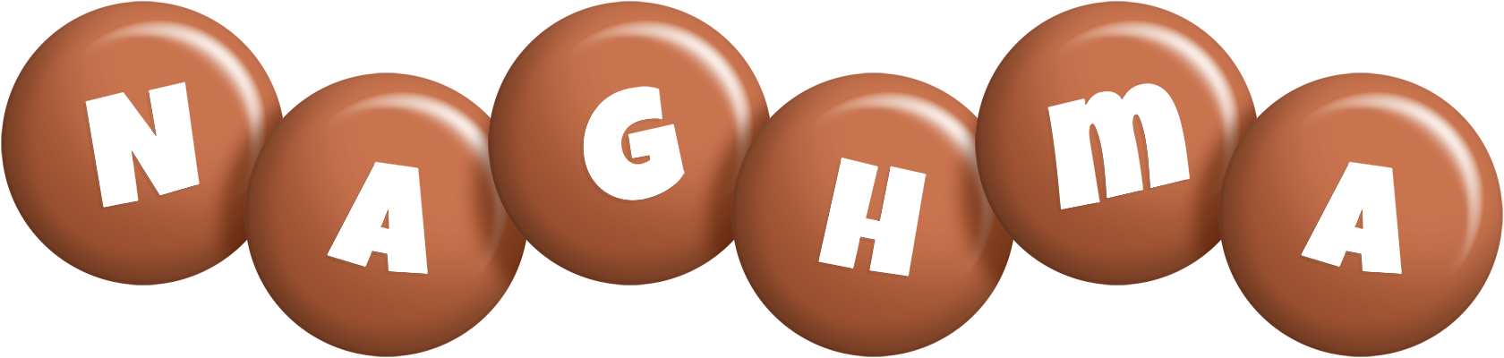 Naghma candy-brown logo