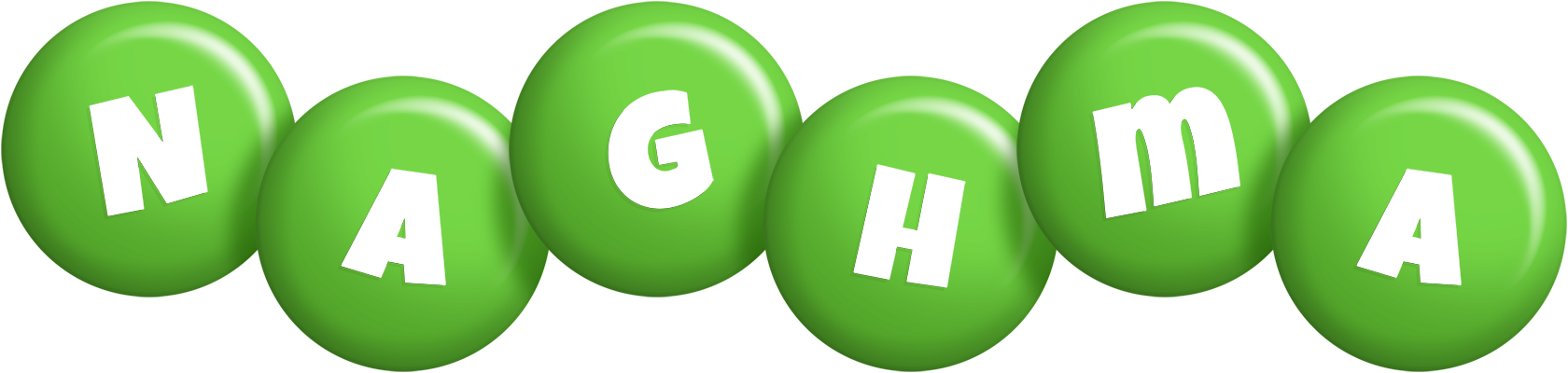 Naghma candy-green logo