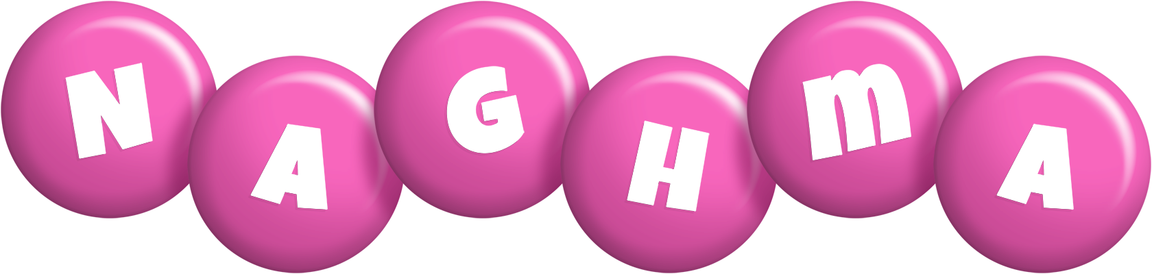 Naghma candy-pink logo