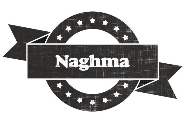 Naghma grunge logo