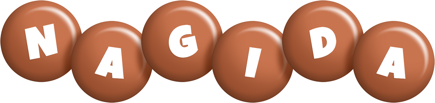Nagida candy-brown logo