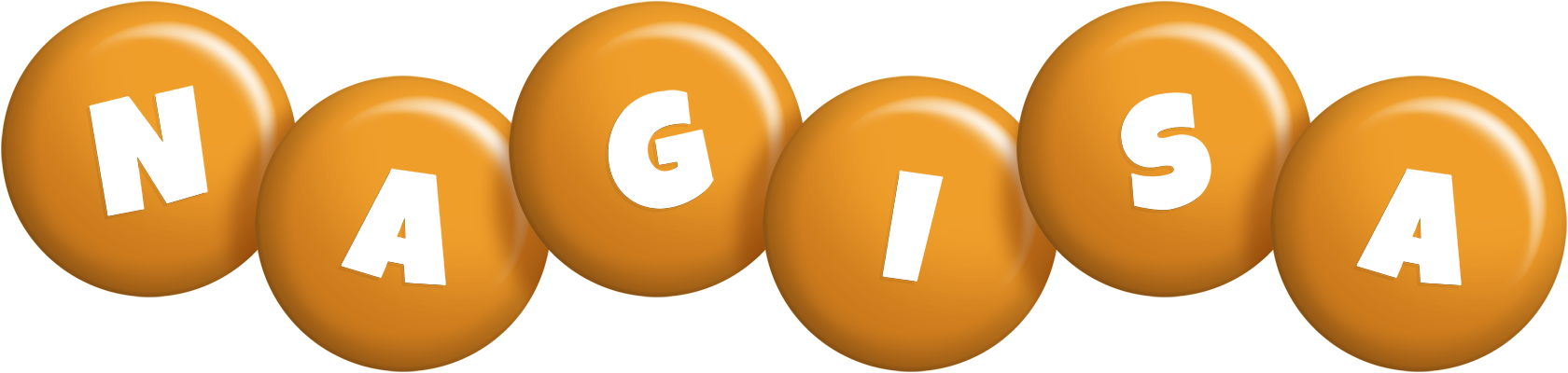 Nagisa candy-orange logo