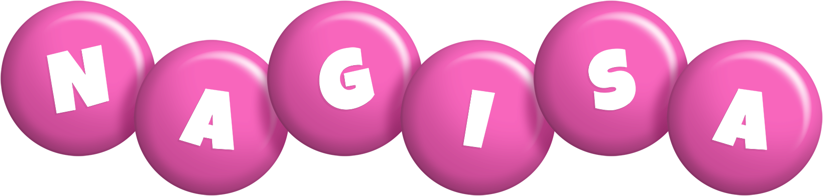 Nagisa candy-pink logo