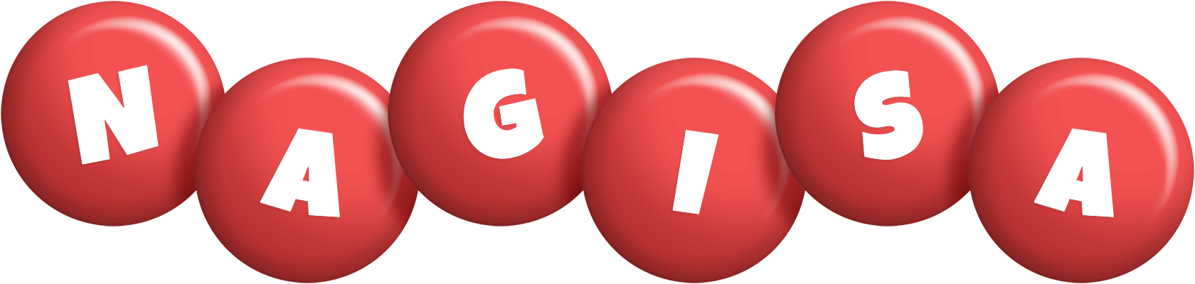 Nagisa candy-red logo