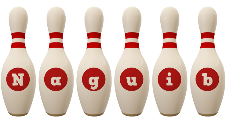 Naguib bowling-pin logo