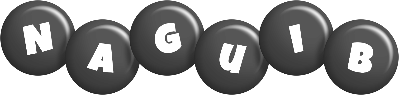 Naguib candy-black logo