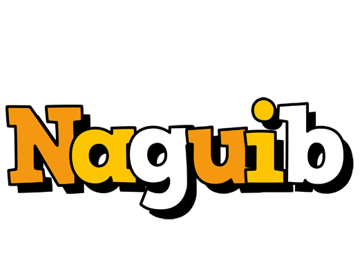 Naguib cartoon logo