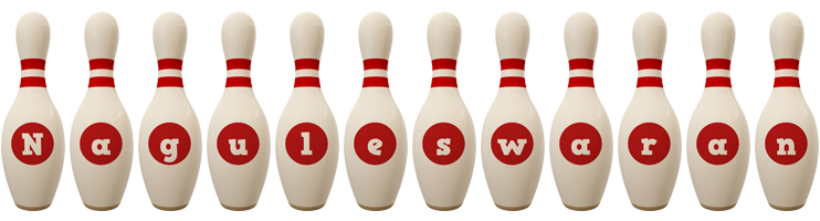 Naguleswaran bowling-pin logo