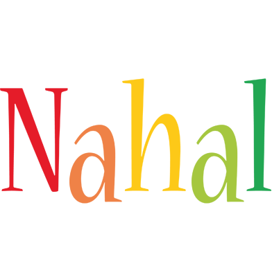 Nahal birthday logo
