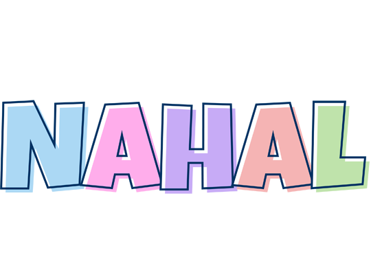 Nahal pastel logo