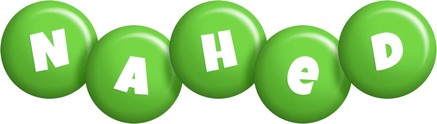 Nahed candy-green logo
