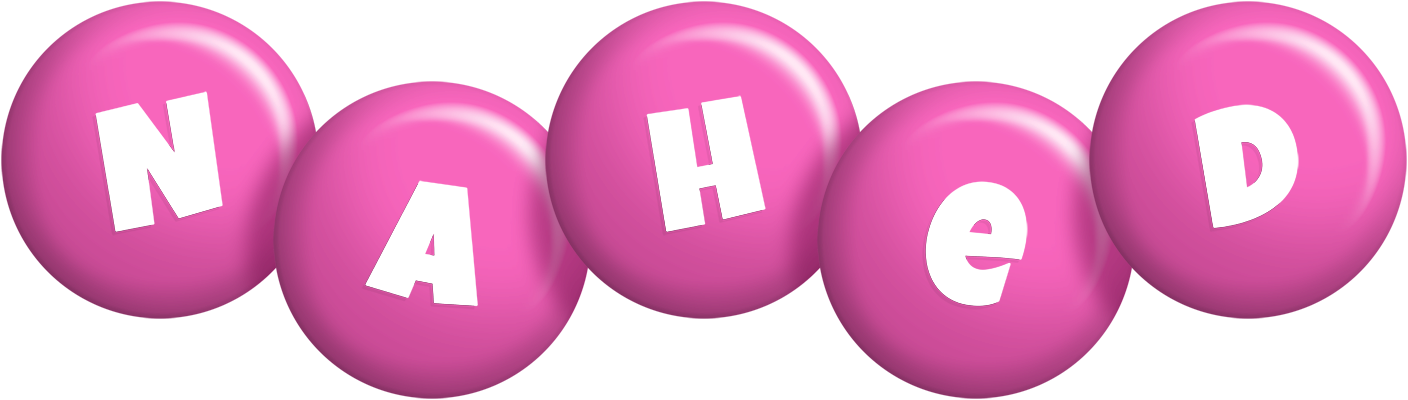 Nahed candy-pink logo