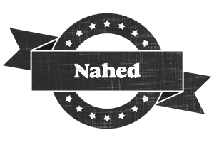 Nahed grunge logo