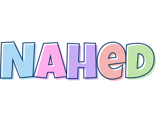 Nahed pastel logo
