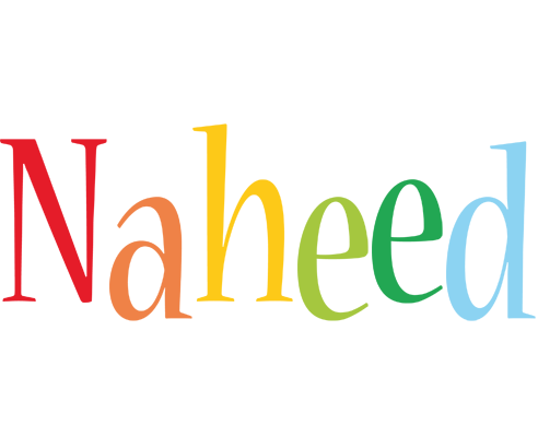 Naheed birthday logo