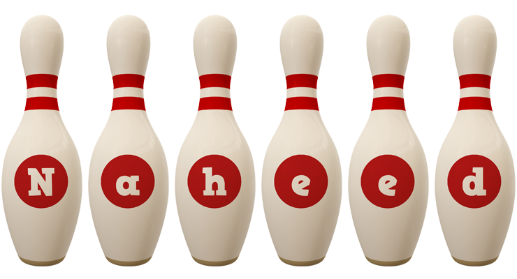 Naheed bowling-pin logo