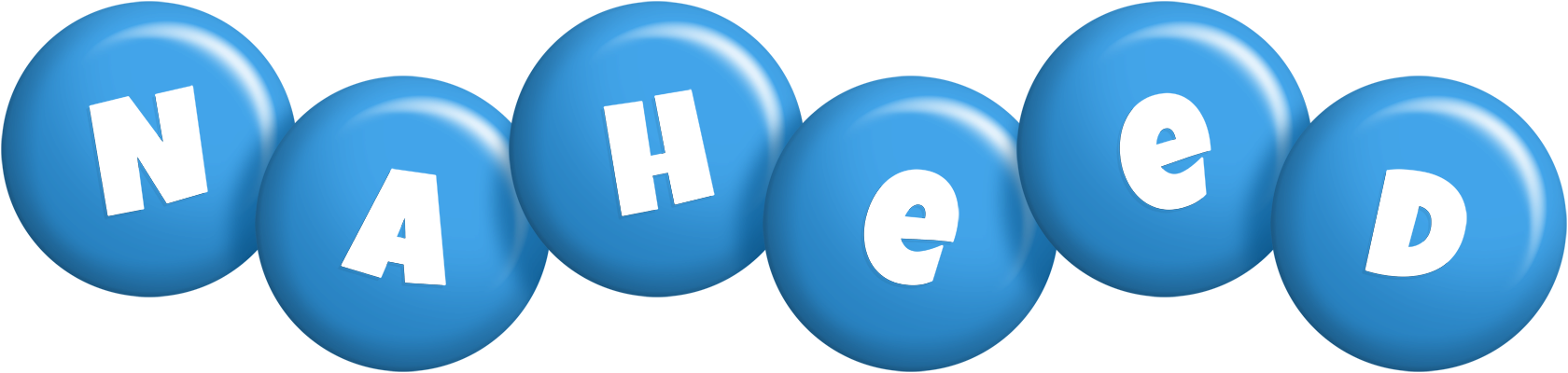 Naheed candy-blue logo
