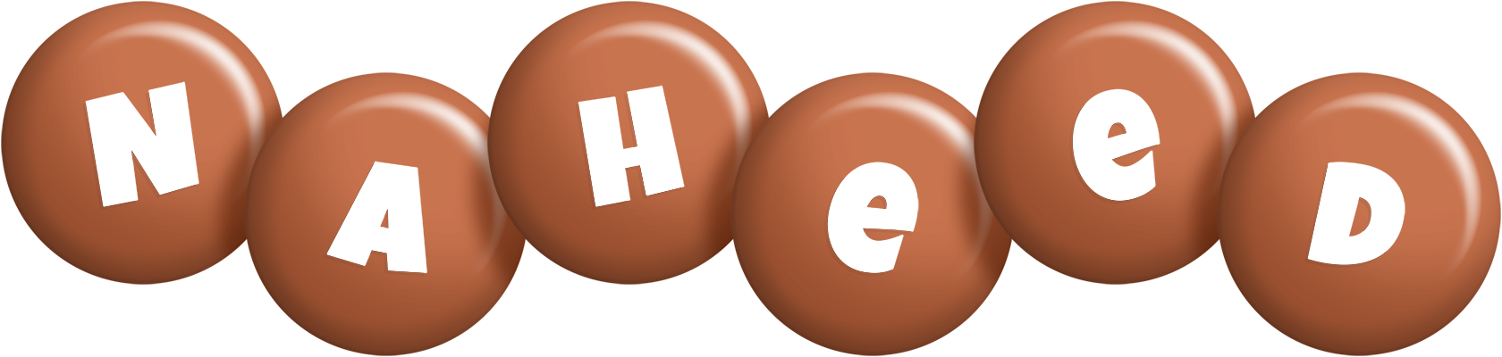Naheed candy-brown logo