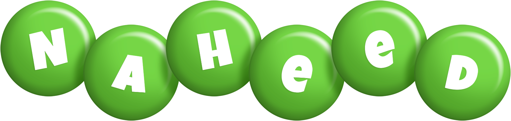 Naheed candy-green logo
