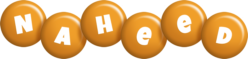 Naheed candy-orange logo