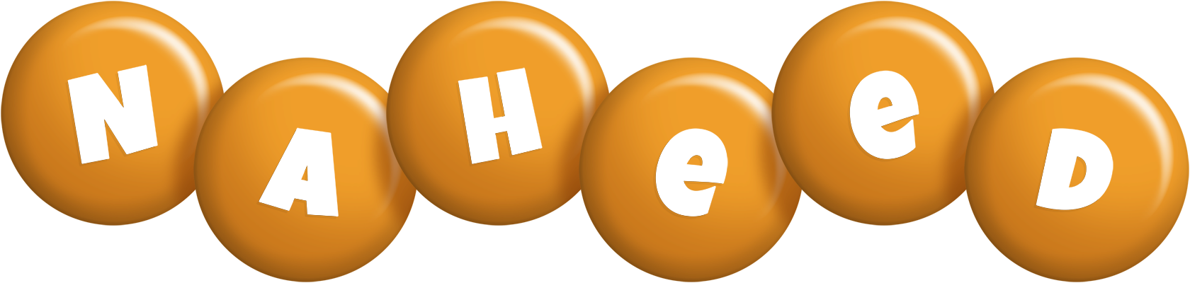 Naheed candy-orange logo