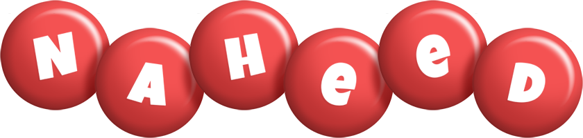 Naheed candy-red logo
