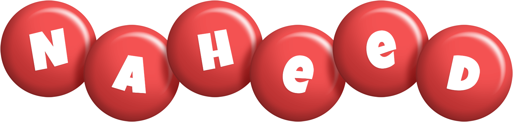 Naheed candy-red logo