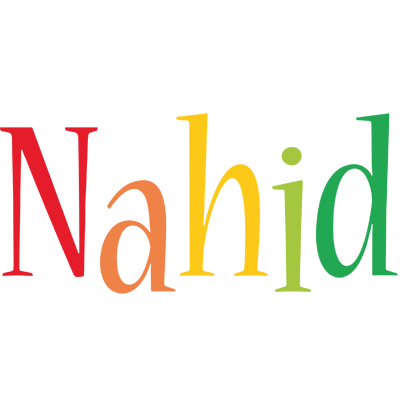 Nahid birthday logo