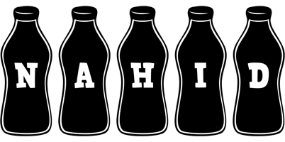 Nahid bottle logo