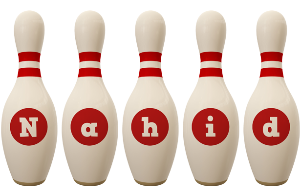 Nahid bowling-pin logo