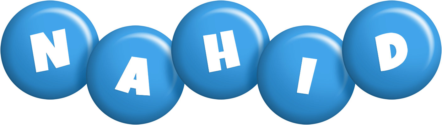 Nahid candy-blue logo