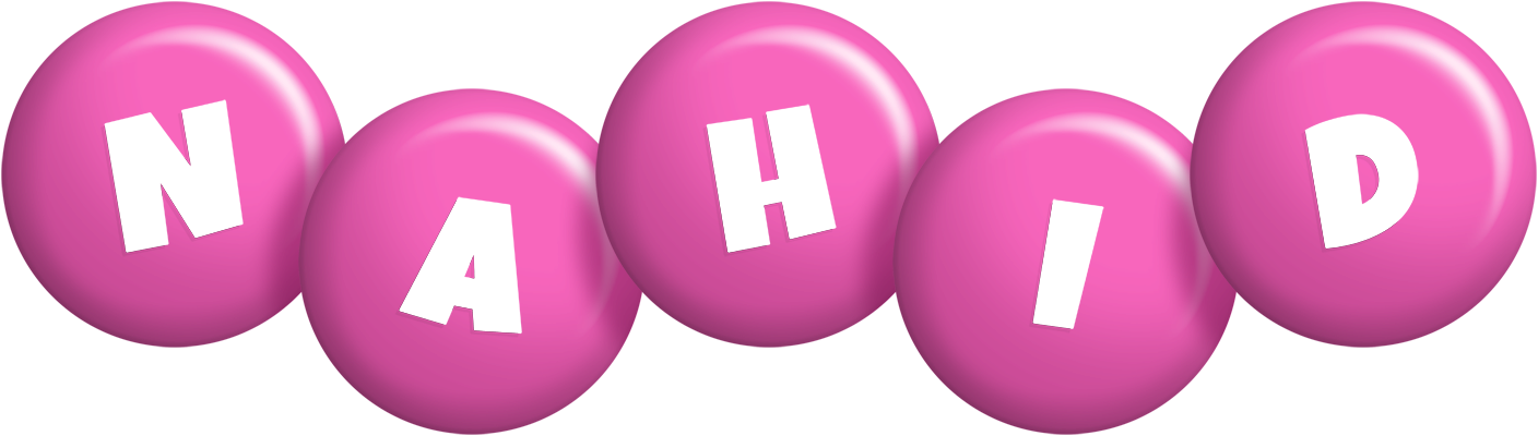Nahid candy-pink logo