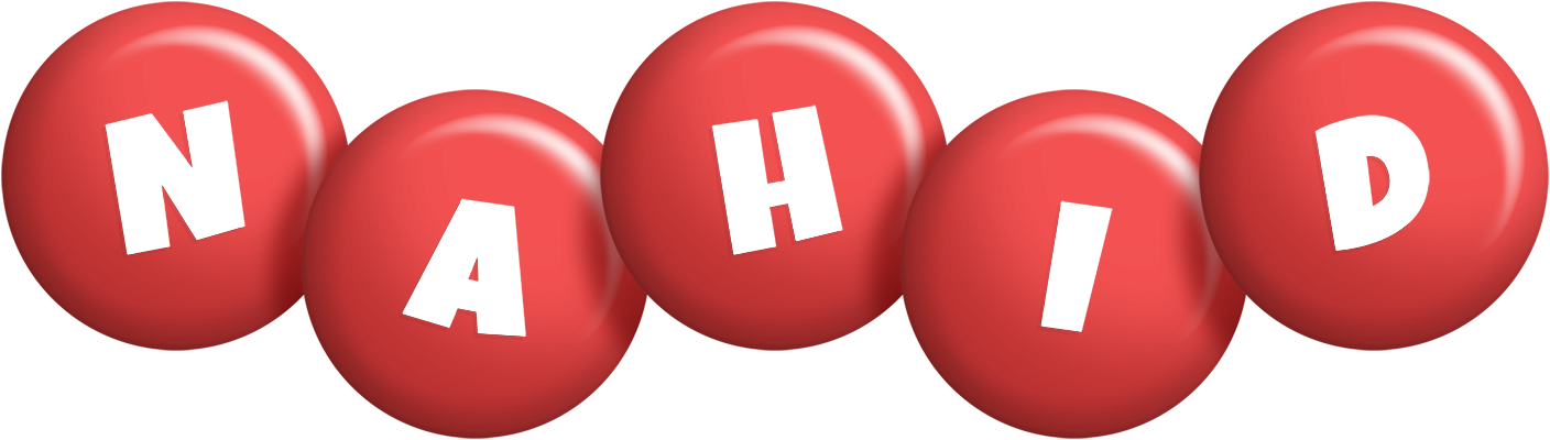 Nahid candy-red logo