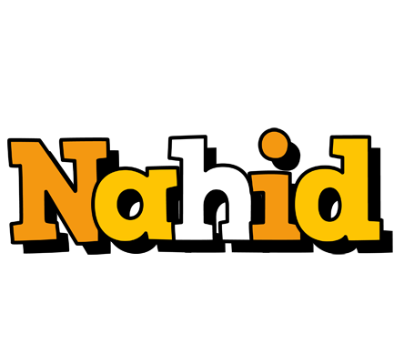Nahid cartoon logo