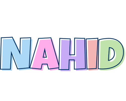 Nahid pastel logo