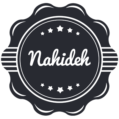 Nahideh badge logo
