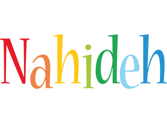 Nahideh birthday logo