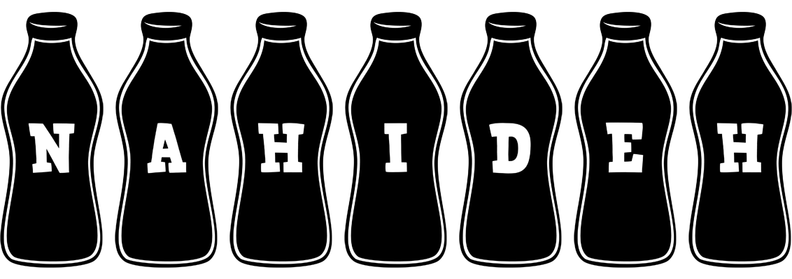 Nahideh bottle logo