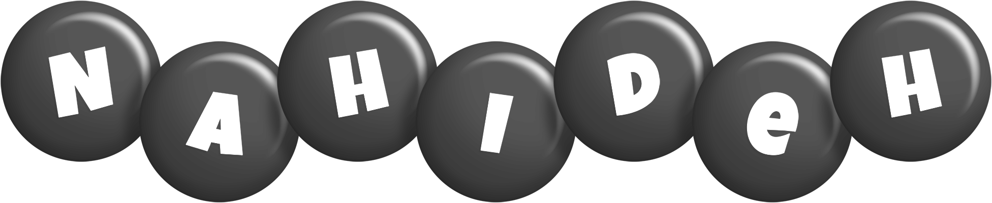 Nahideh candy-black logo