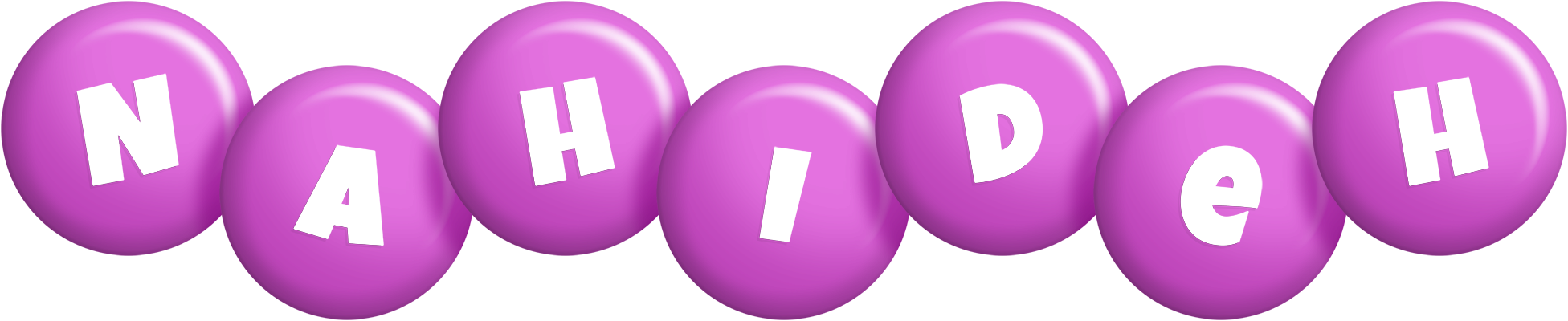 Nahideh candy-purple logo